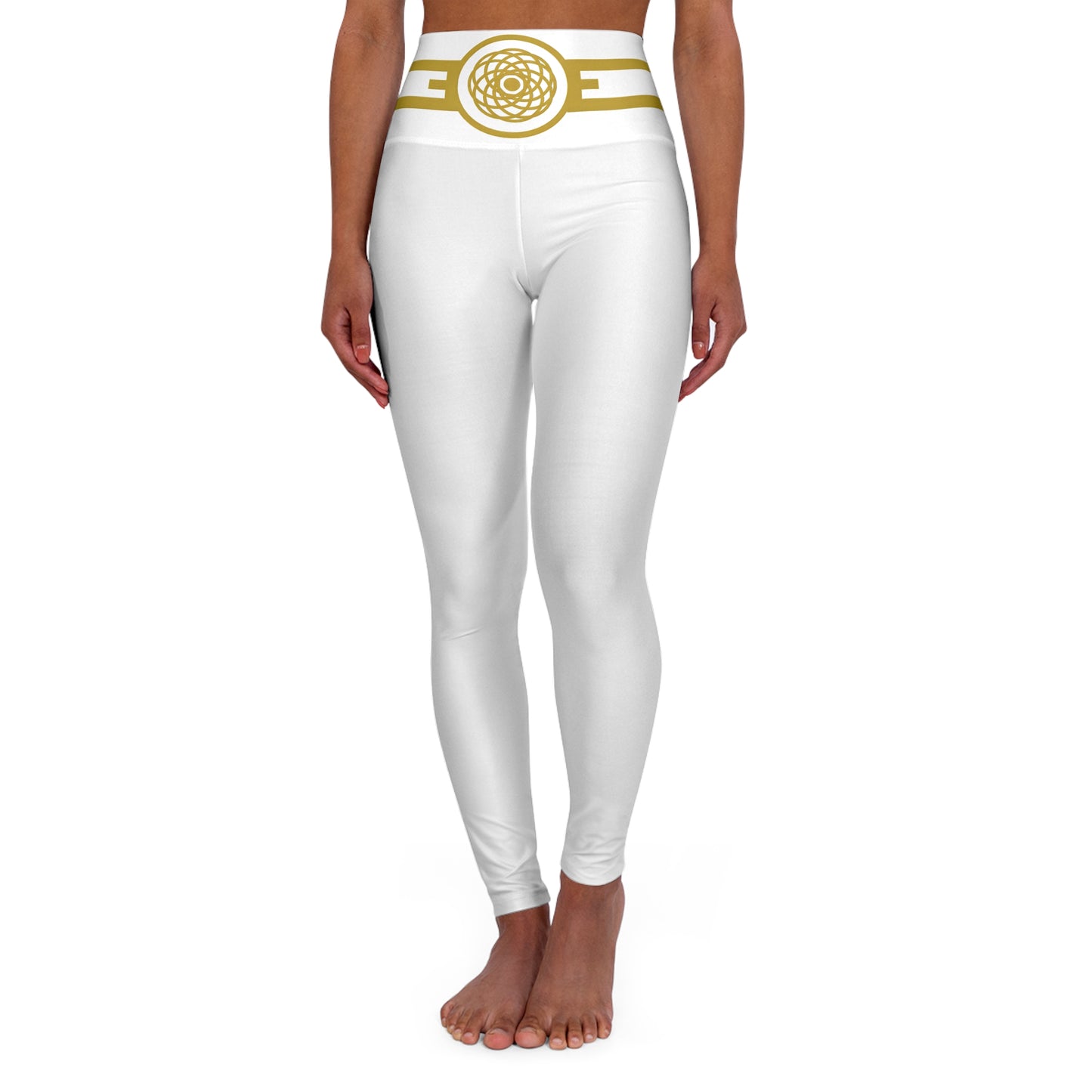 High Waisted Yoga Leggings (AOP)